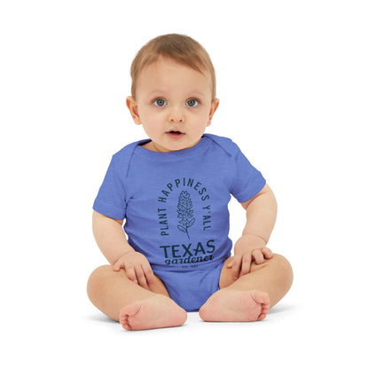 Texas Gardener Infant Jersey One Piece - Plant Happiness Y'all